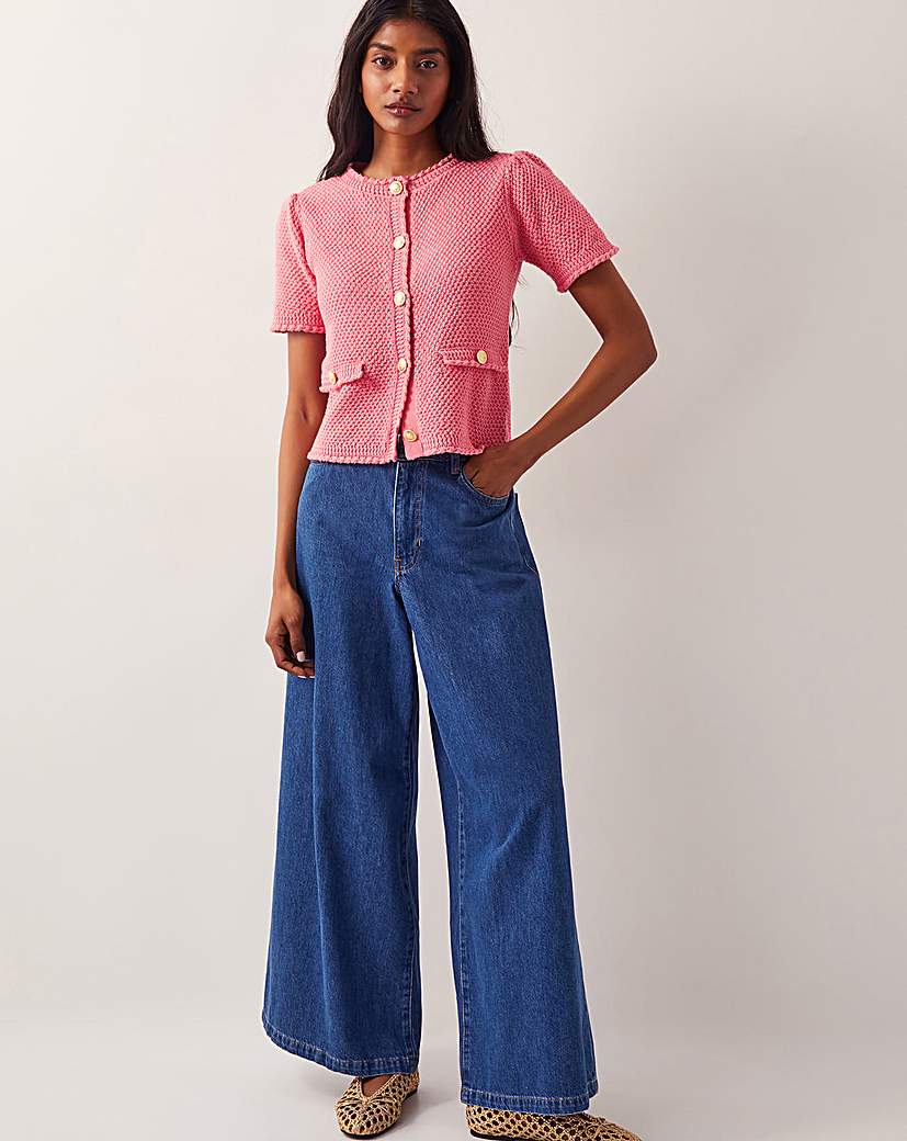 Monsoon Short Sleeve Cardigan