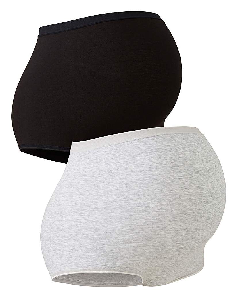 Image of 2 Pack Maternity Cotton Rich Briefs