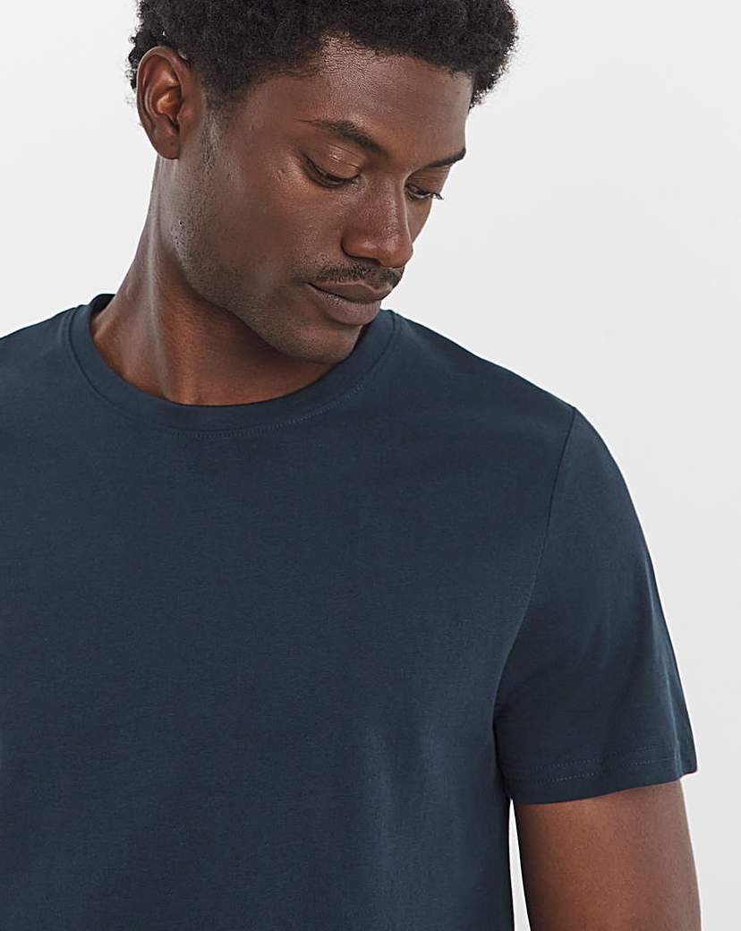 Pure Cotton Crew Neck T-Shirt