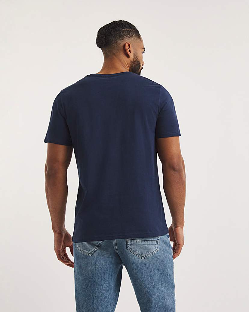 Pure Cotton Crew Neck T-Shirt