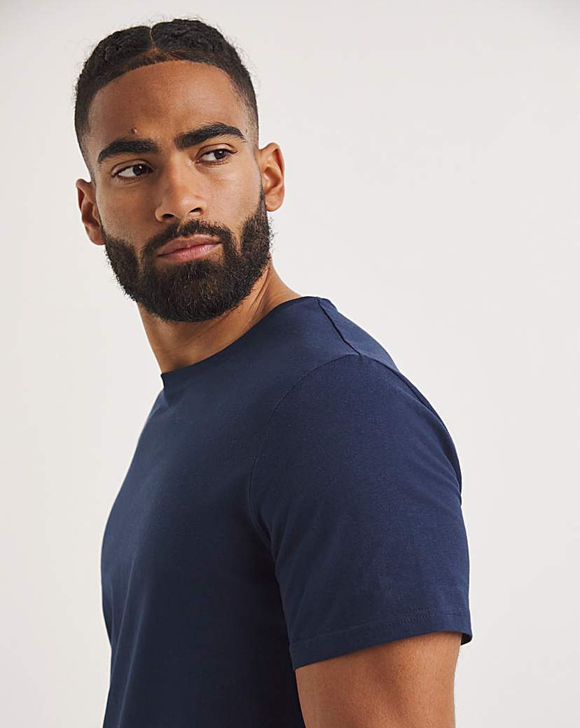 Pure Cotton Crew Neck T-Shirt