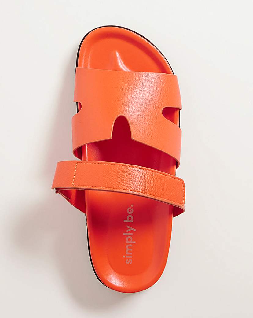 Touch And Close Sandals Ex Wide