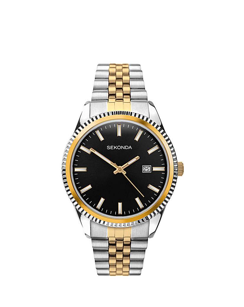 Sekonda King Mens Two Tone Watch