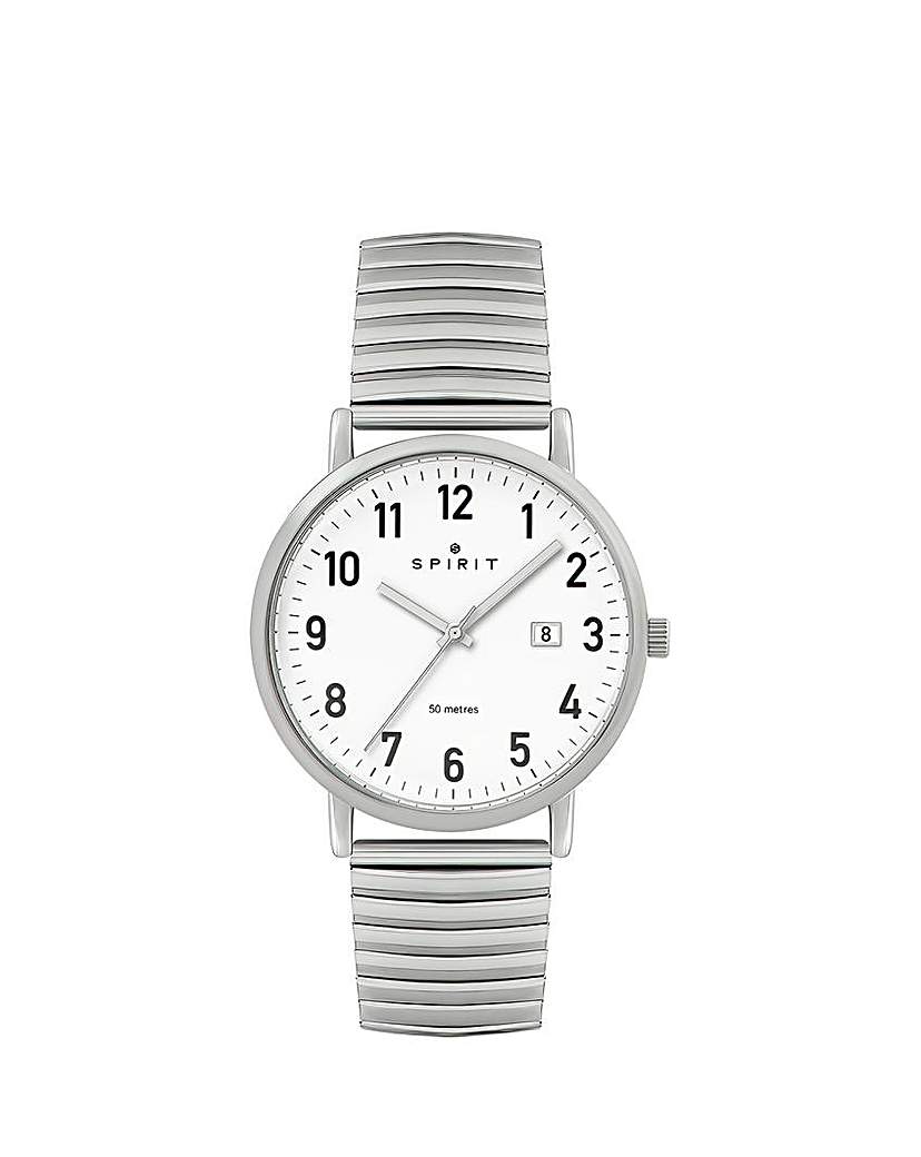 Spirit Mens Silver Expander Watch