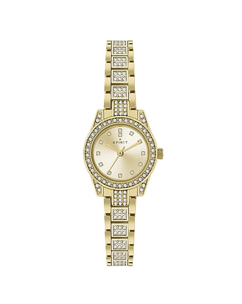 Spirit Ladies Gold Crystal Watch