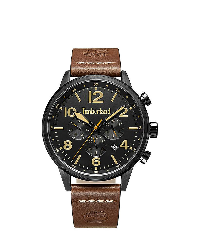 Timberland Myrtle Leather Strap Watch