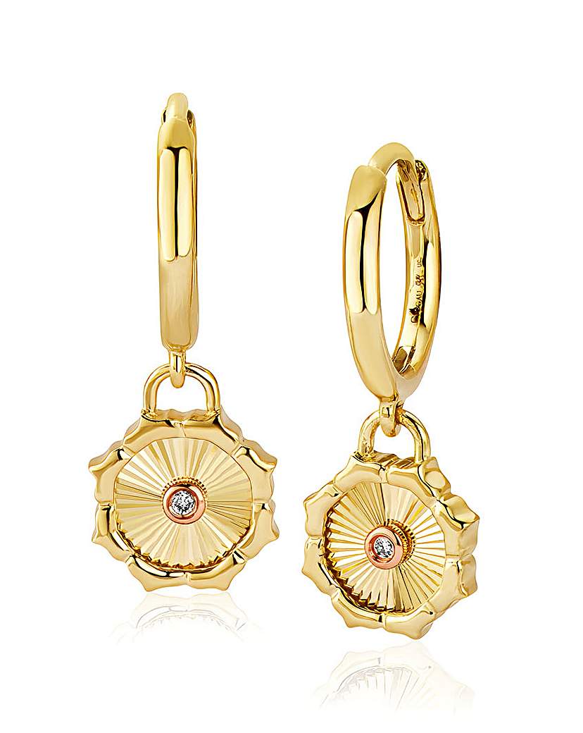 Clogau Bore Da Gold & Diamond Earrings