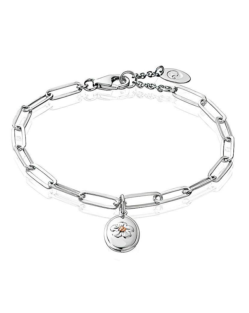 Clogau Forget Me Not Silver Bracelet