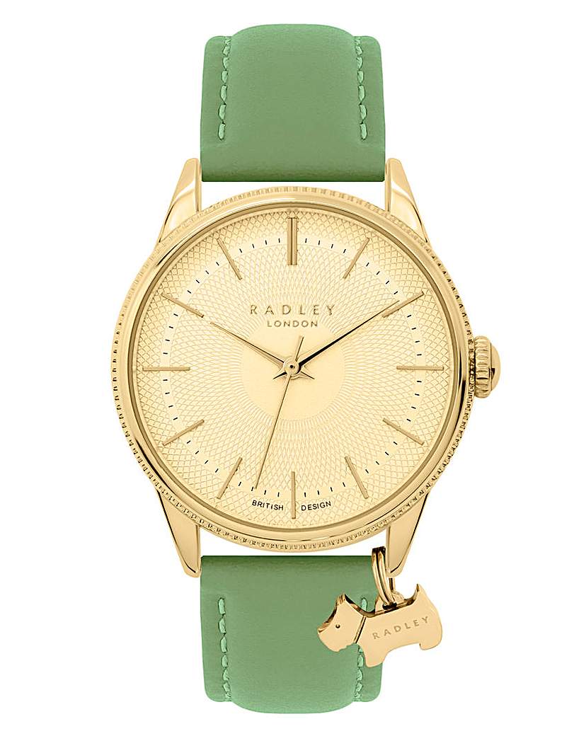Radley Ladies Green Leather Strap Watch