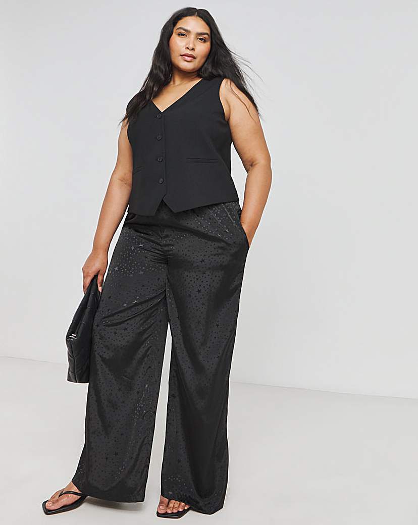 Plus Size Satin Trousers Simply Be