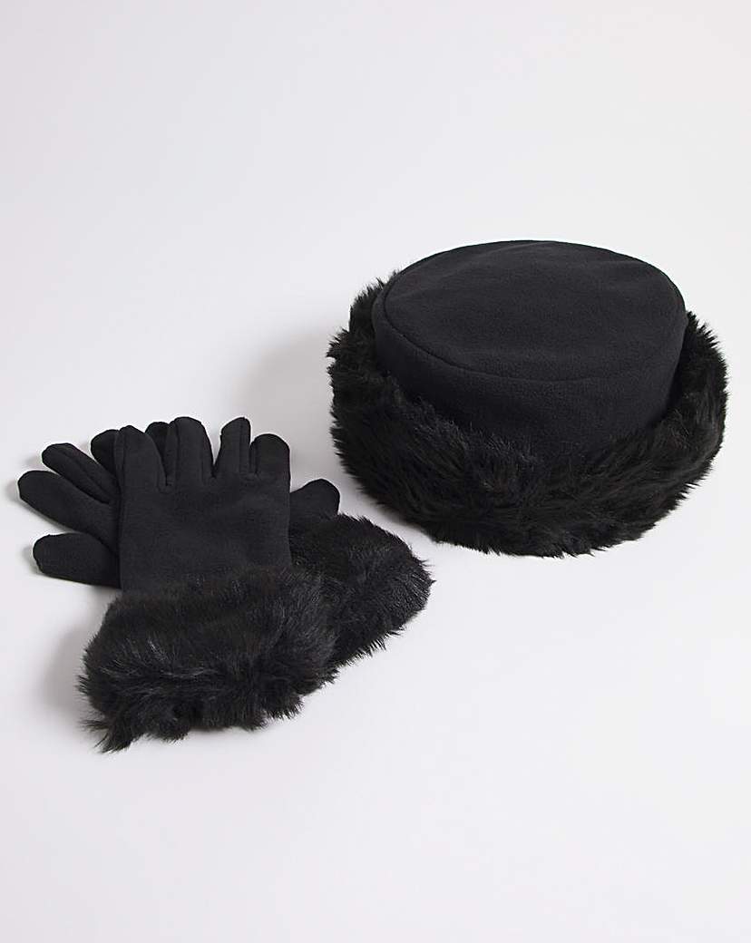 Fleece Hat & Glove Set