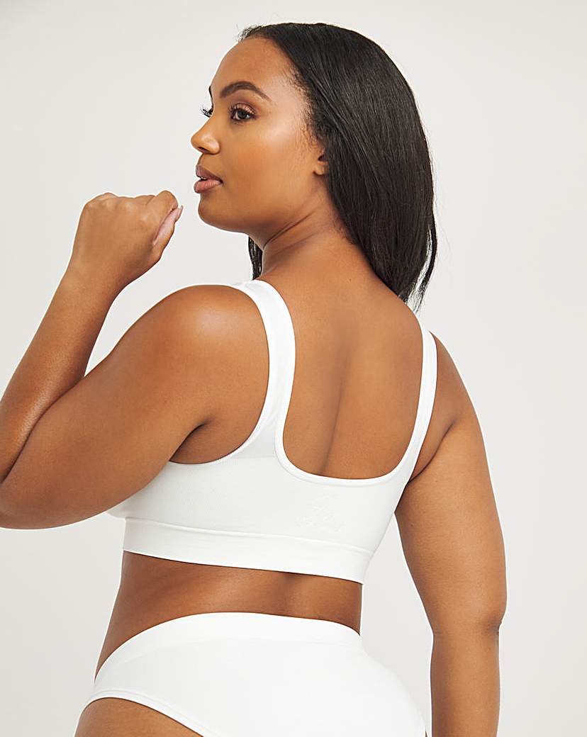3 Pack Navy/Blush/White Comfort Tops A-D