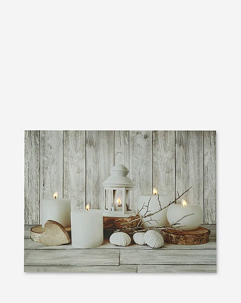 Coastal Treasures Led Canvas