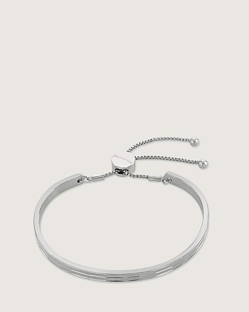 Buckley Dalston Bangle - Rhodium Tone