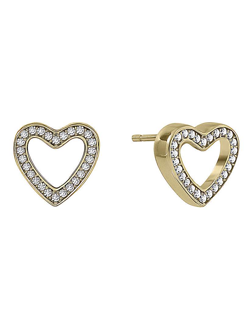 Radley 18ct Gold Plated Heart Earrings