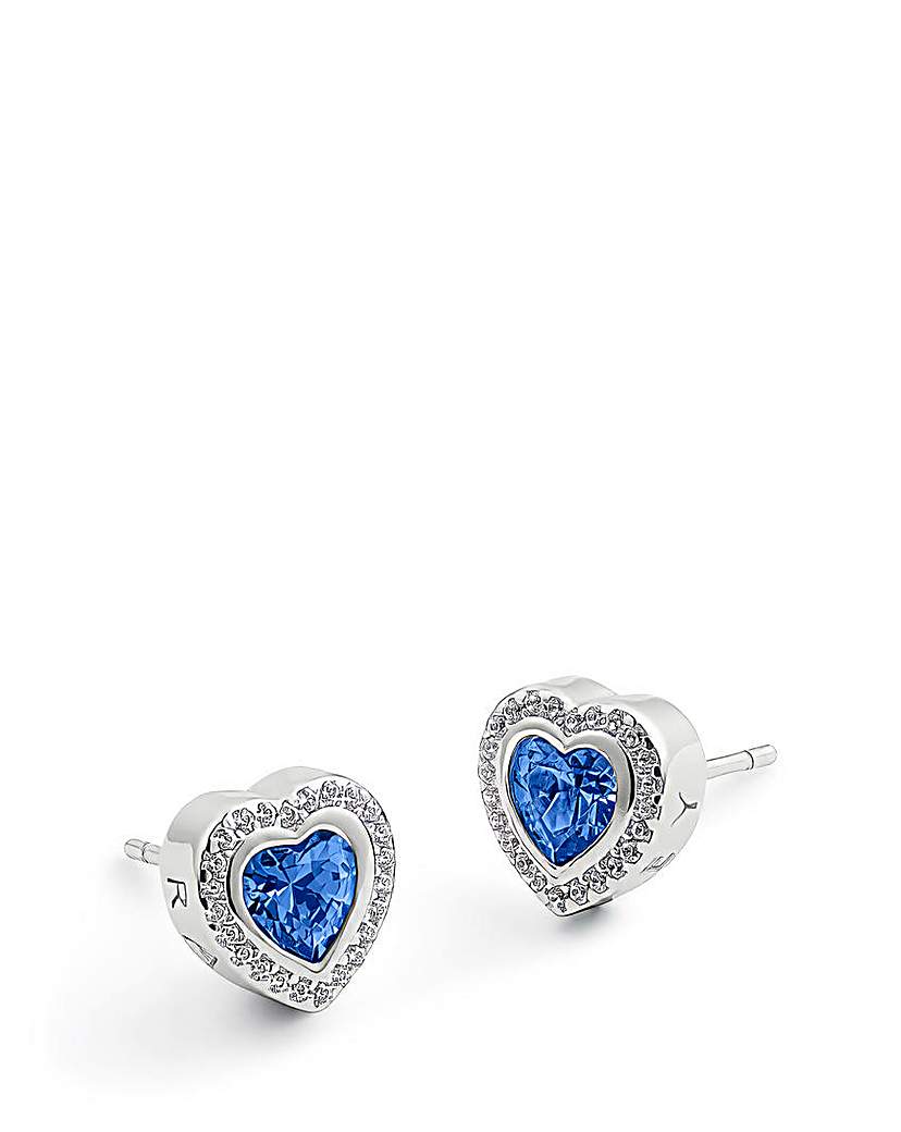 New In - Radley Blue Heart Earrings