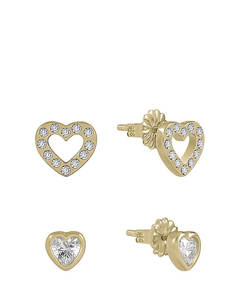 New In - Radley Gold Plated Twin Pack Earrings