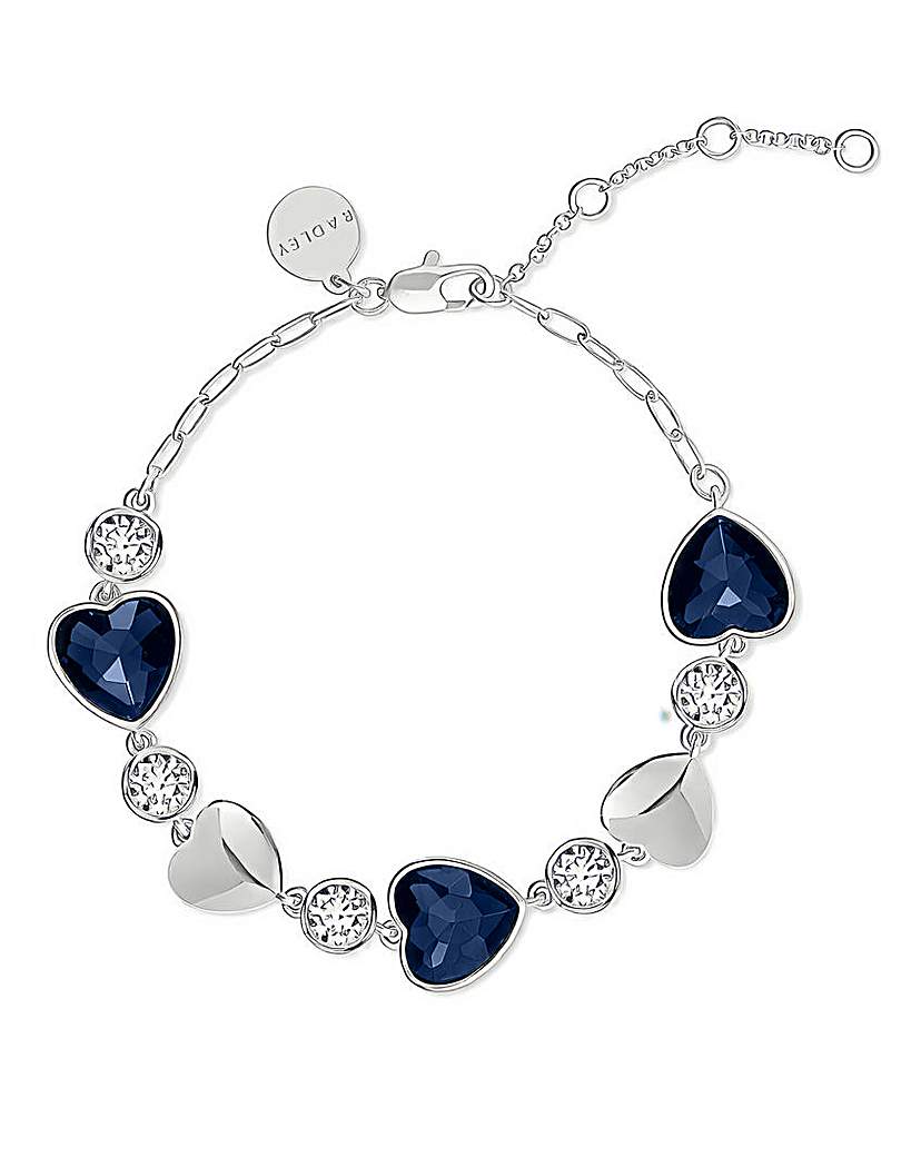 Radley Silver Plated Heart Bracelet