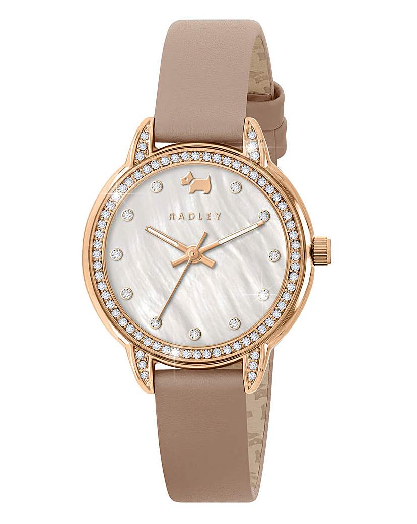 Radley Rose Gold Pearl Strap Watch