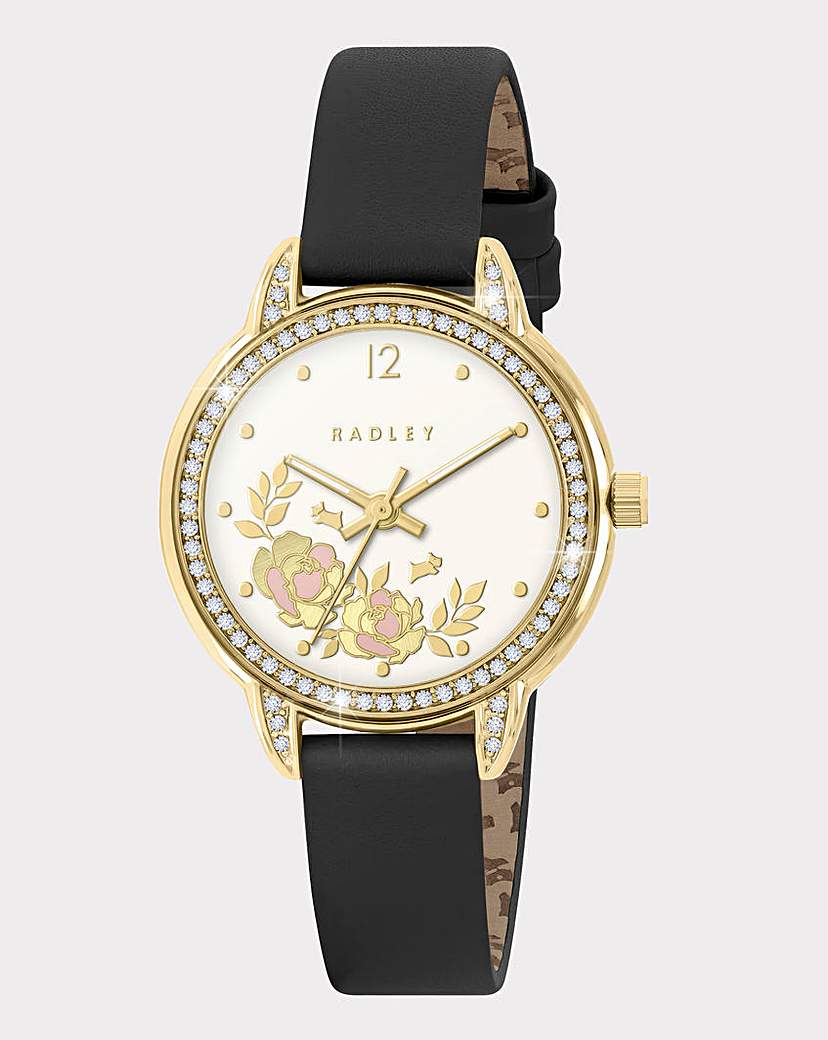 Radley Gold Stone Leather Strap Watch