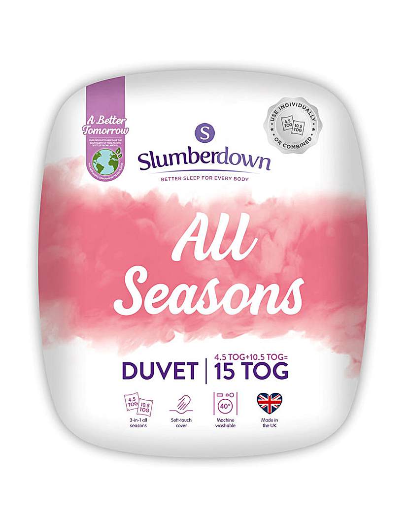 Slumberdown All Seasons Two in One Duvet