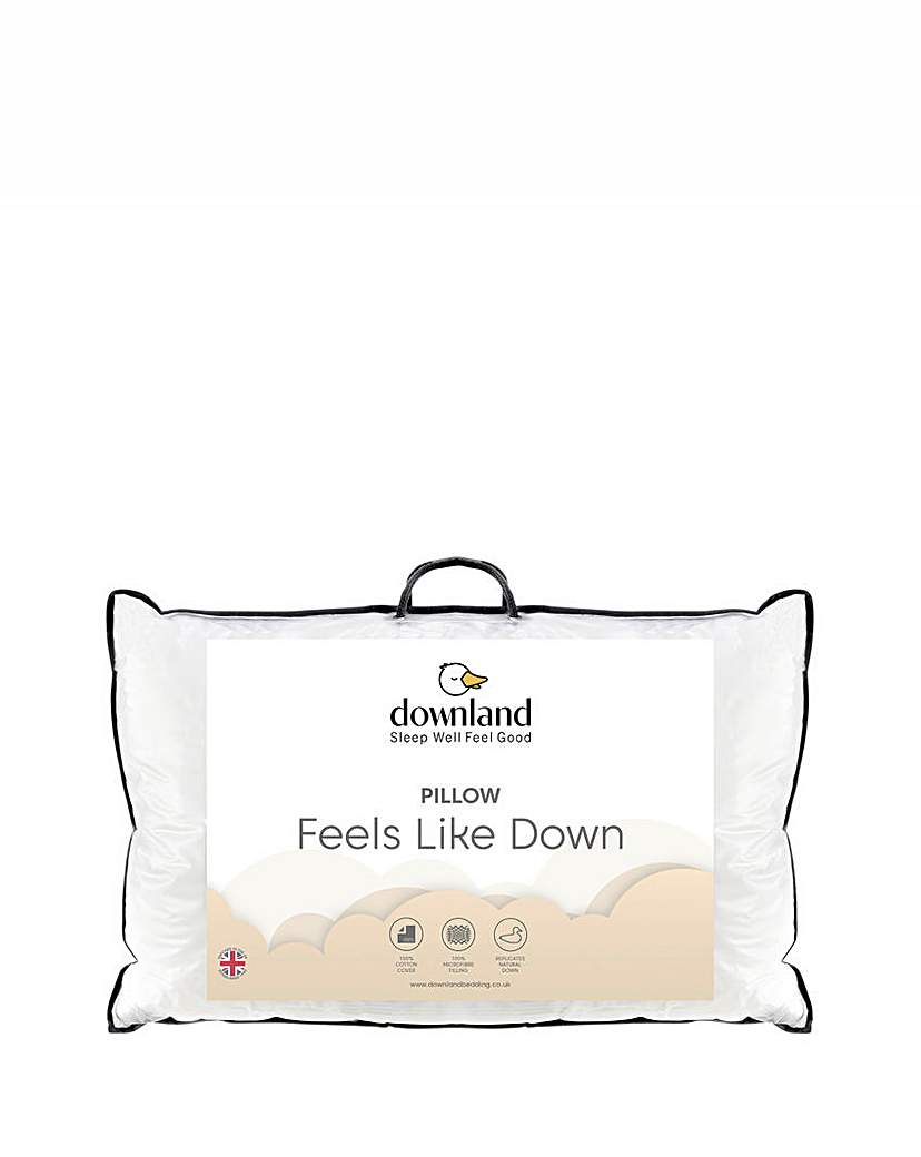 Luxury Like Down Pack of 2 Pillows - White