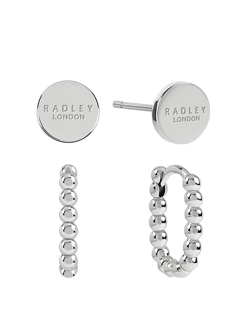 HEART HUGGIE EARRING TWIN PACK