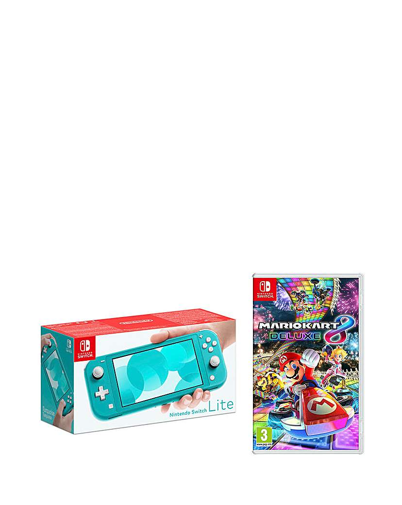 Switch Lite Turquoise Mario Kart Deluxe