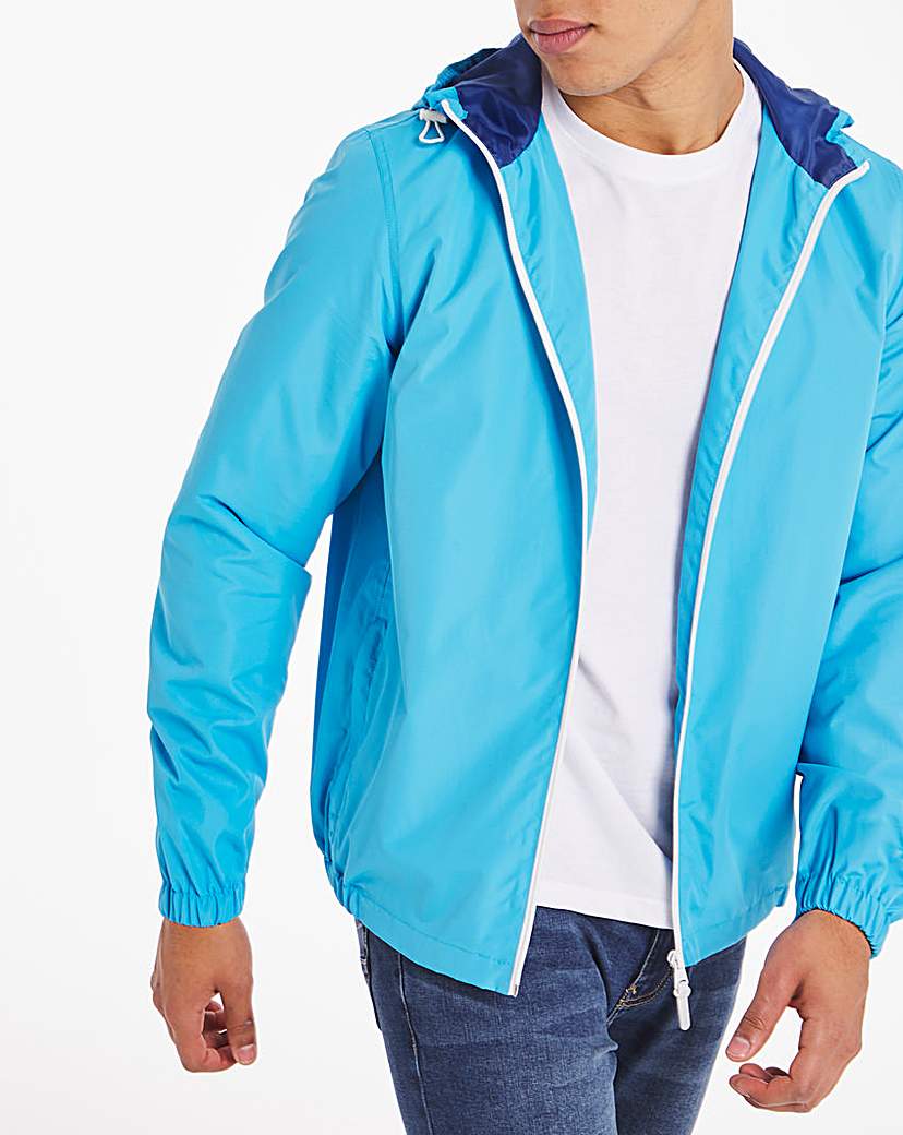 Image of Blue Hooded Jacket