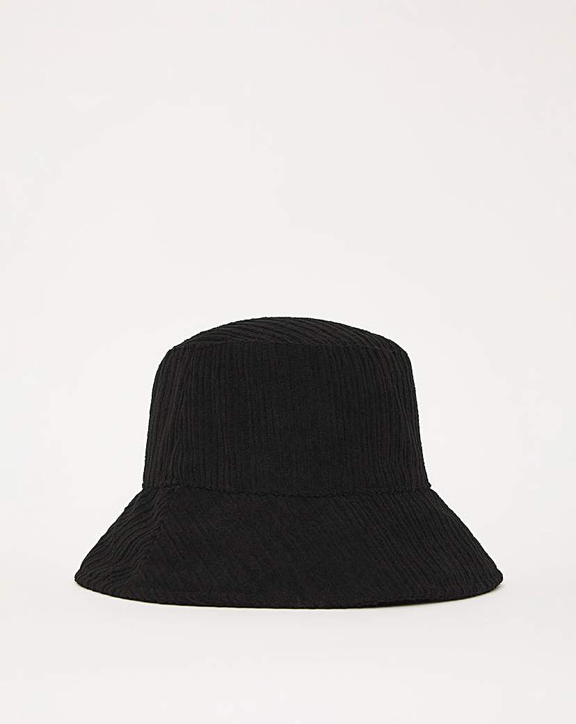 Black Cord Bucket Hat