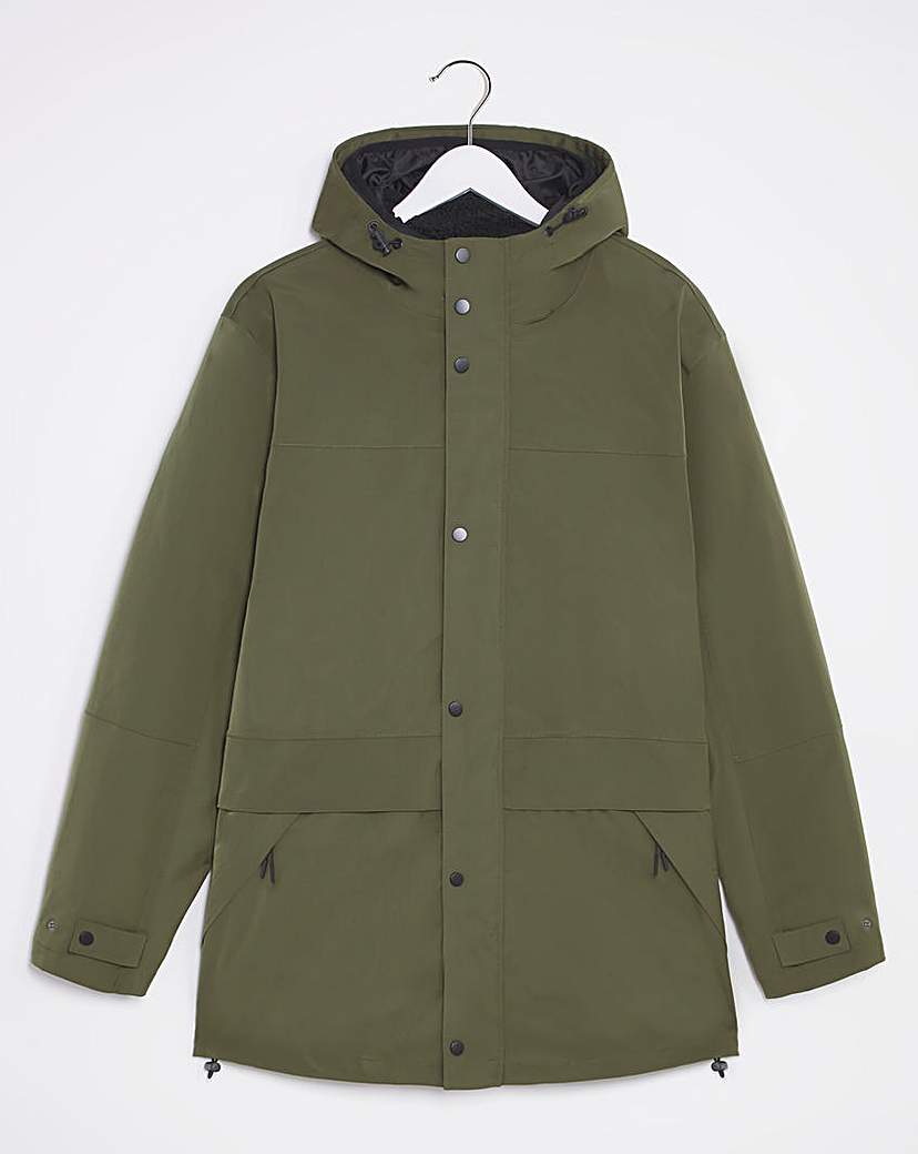 Khaki 3 in 1 PARKA COAT