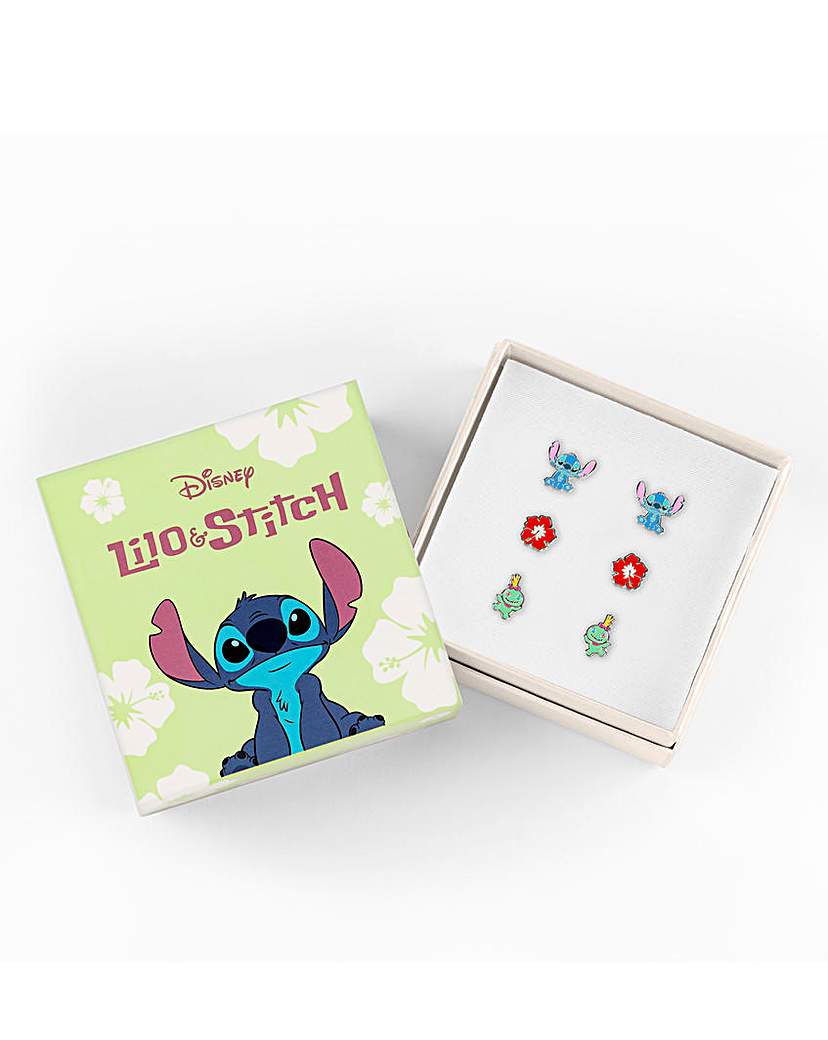 Image of Disney Lilo & Stitch Trio Earring Set