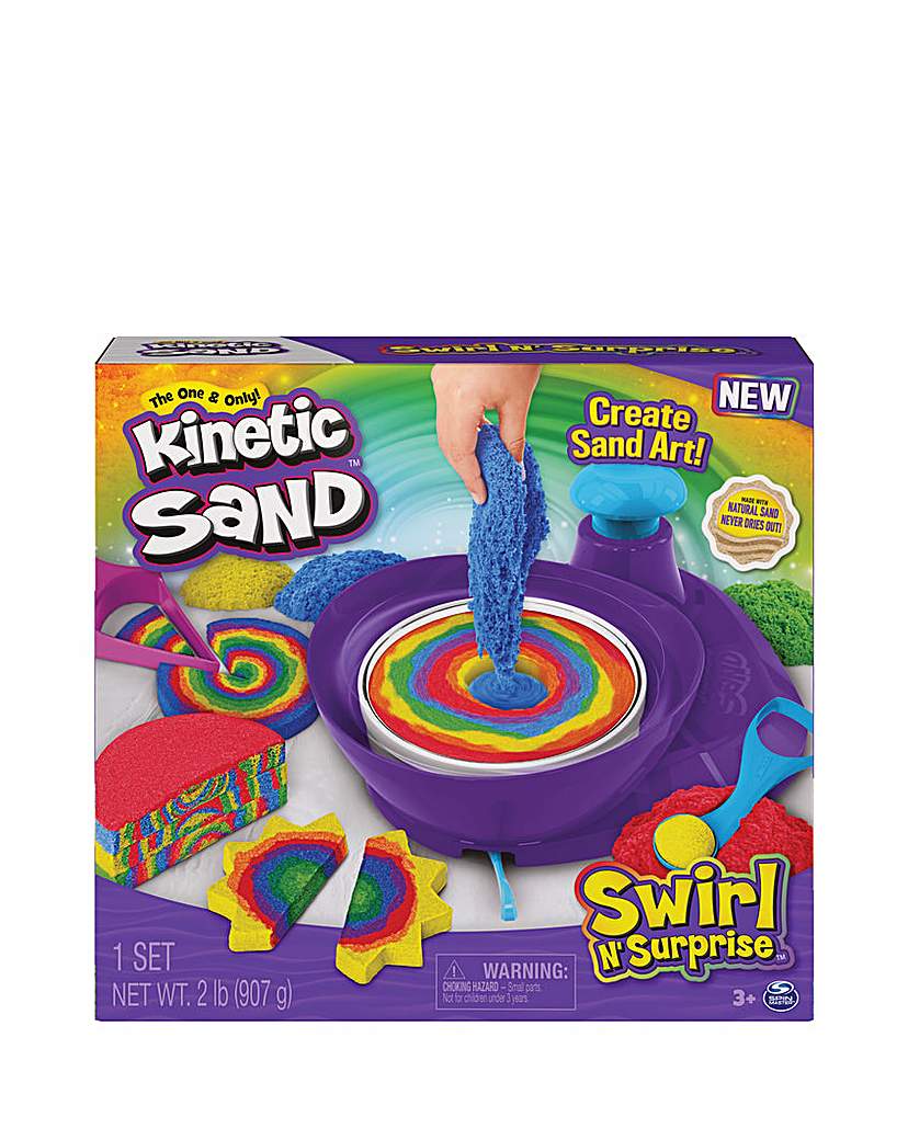Kinetic Sand Swirl ’N’ Surprise