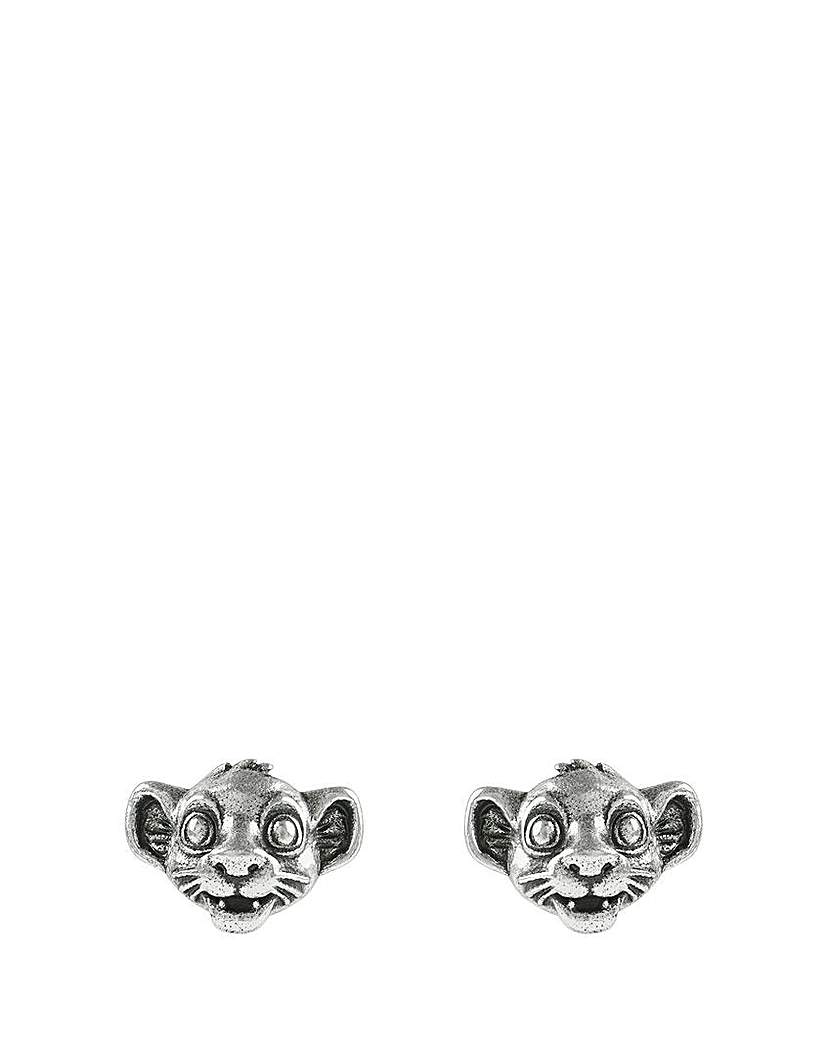 925 Sterling Silver Simba Stud Earrings