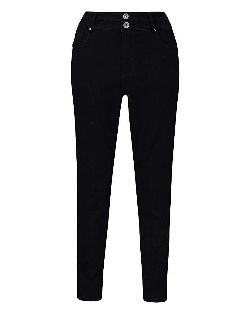 Shape & Sculpt Black Skinny Jeans Short