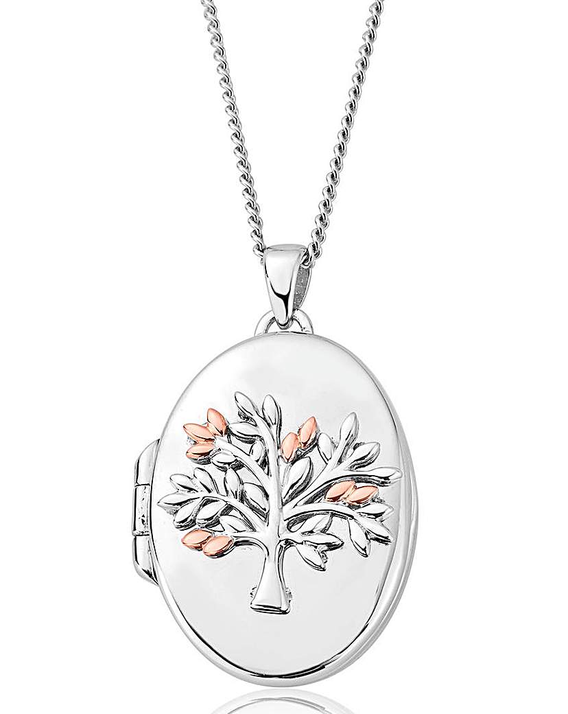 Clogau Tree of Life Oval Locket Necklace