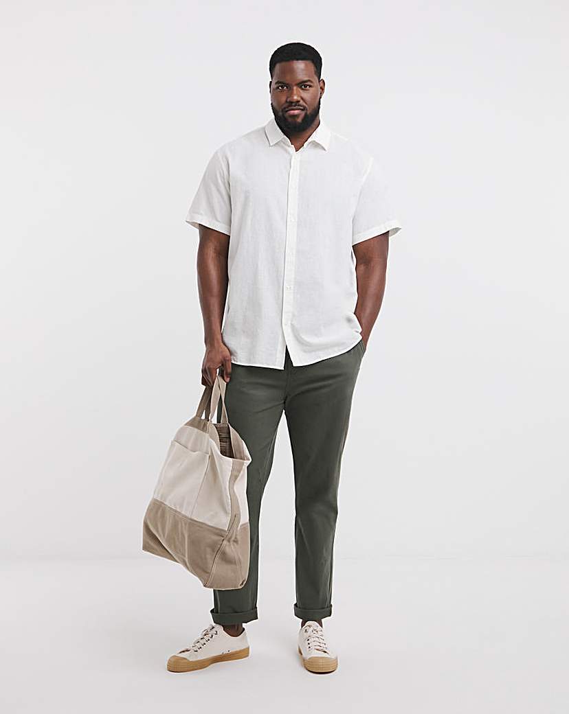 Jack & Jones Breeze Linen Shirt - White