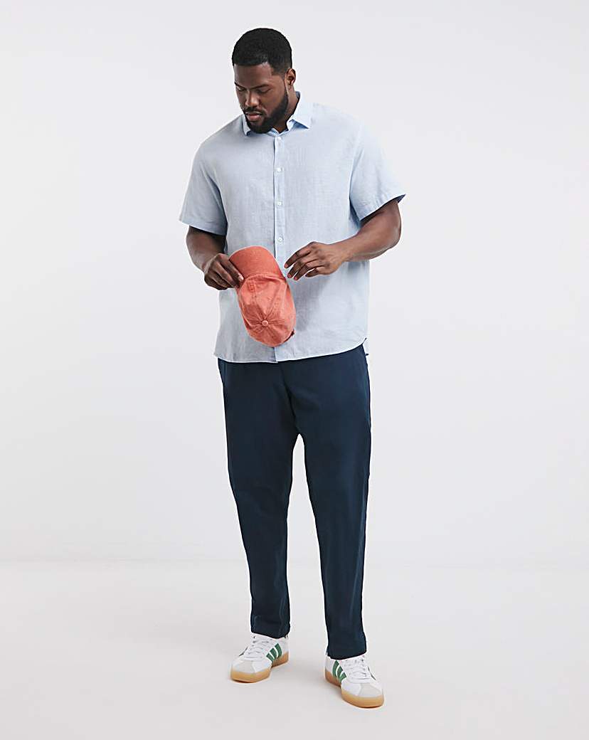 Jack & Jones Breeze Linen Shirt - Blue