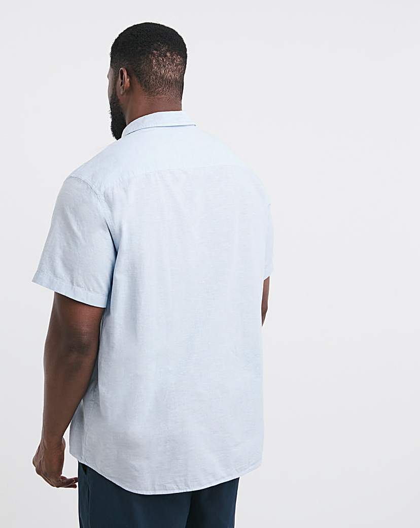 Jack & Jones Breeze Linen Shirt - Blue