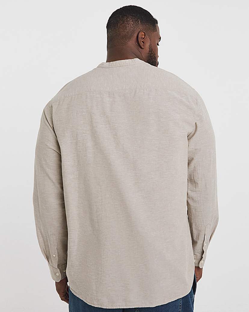 Jack & Jones Breeze Grandad Linen Shirt