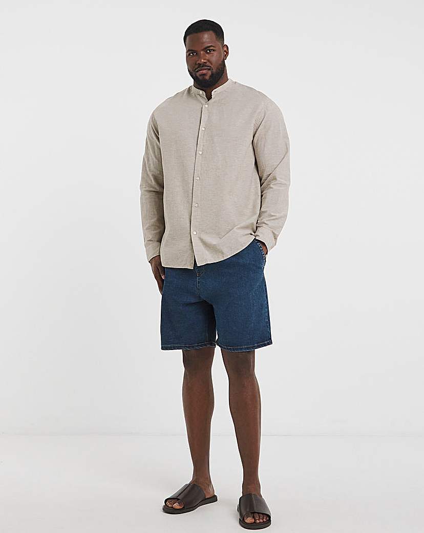 Jack & Jones Breeze Grandad Linen Shirt