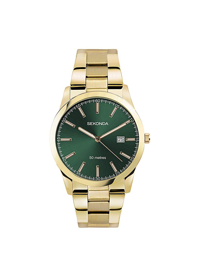 Sekonda Taylor Mens Green Dial Watch