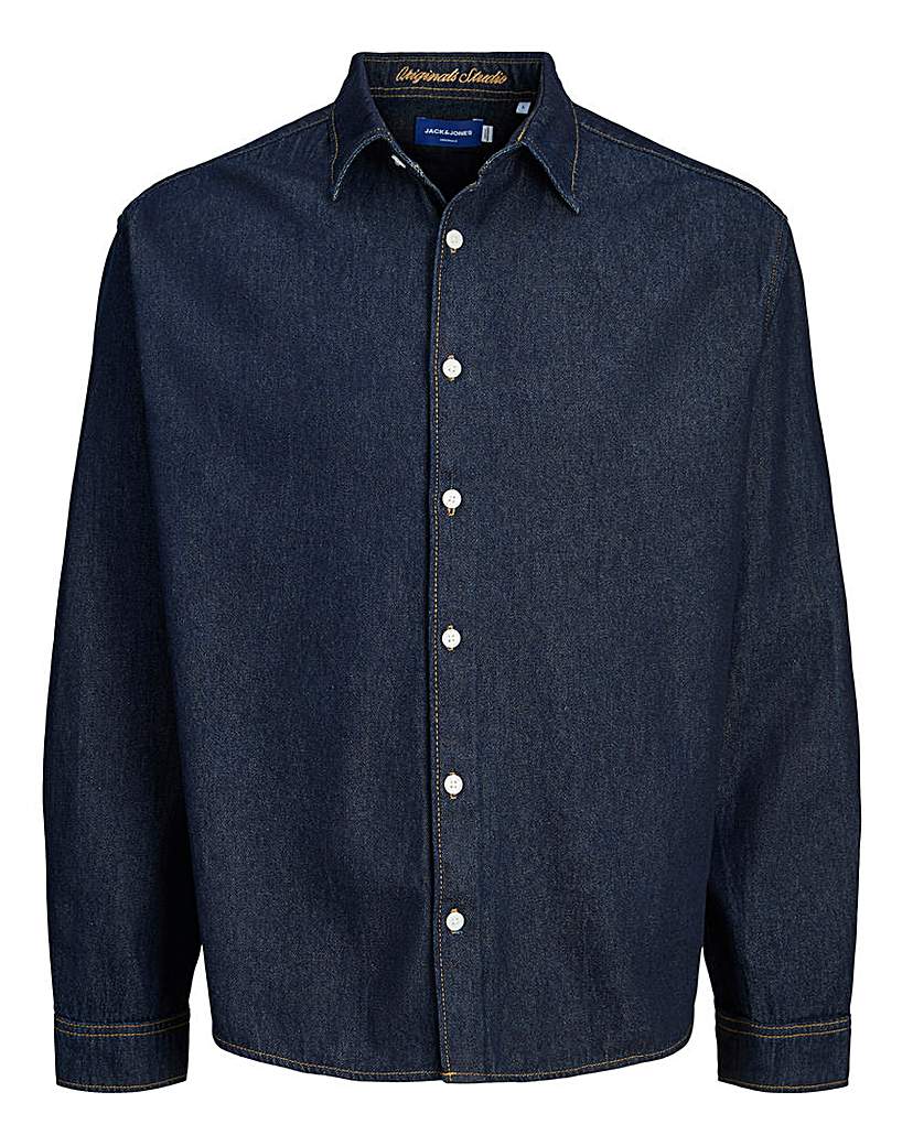 New In - Jack & Jones Norrebro Denim Shirt - Blue