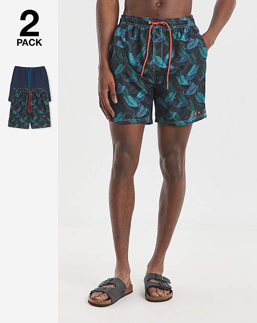 New In - Joe Browns 2 Pack Swim Shorts