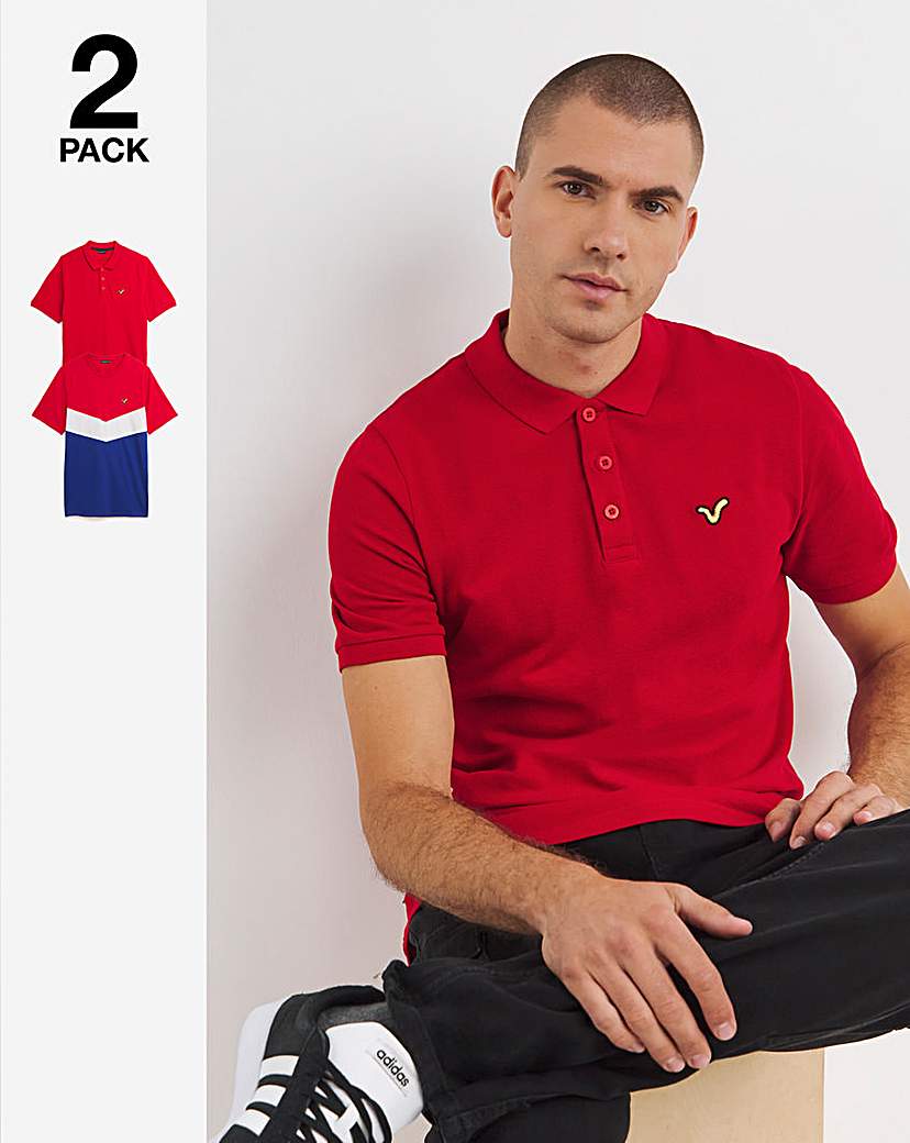 Voi Storm 2 Pack T-Shirt and Polo Long