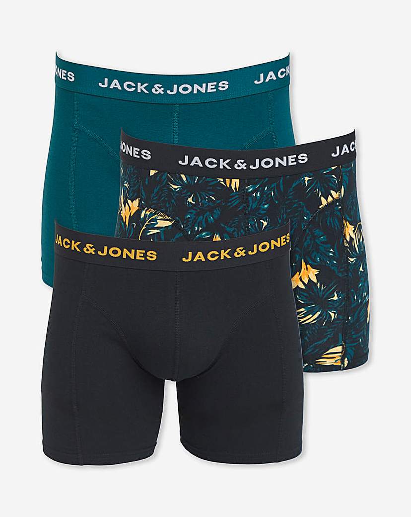 Jack & Jones Tyler 3 Pack Trunks - Multi