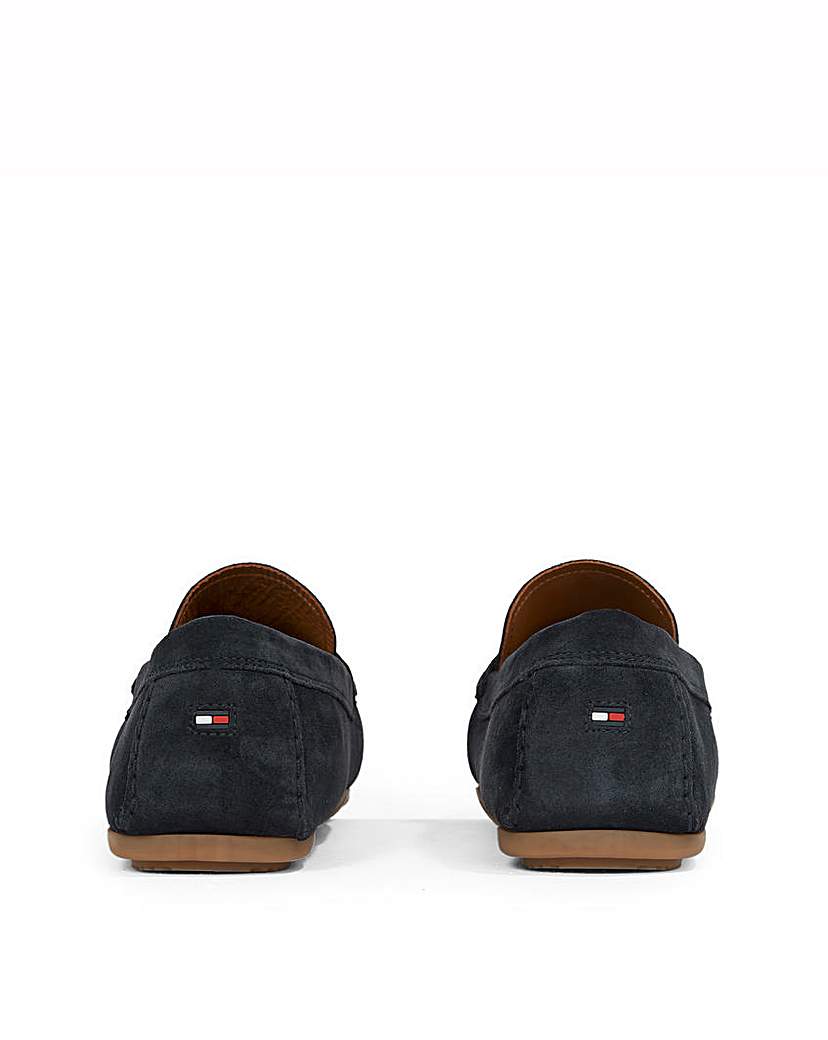 Tommy Hilfiger Suede Driving Shoe - Navy