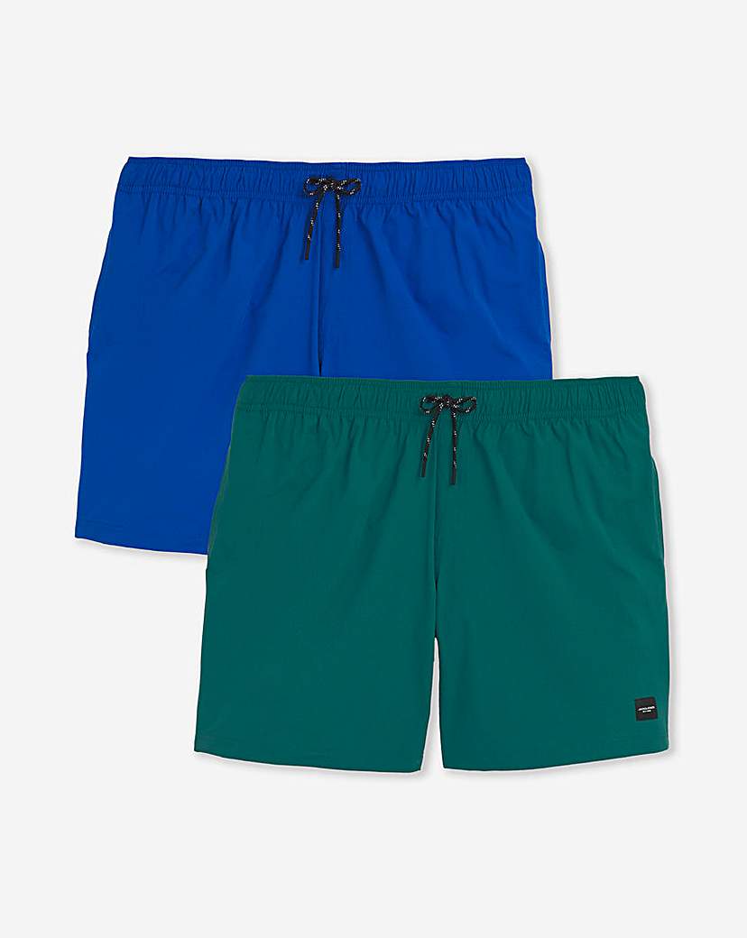Jack & Jones Maui 2 Pack Swim Short