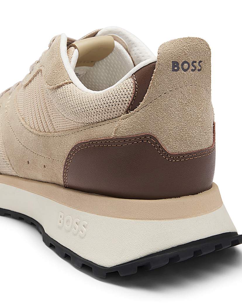 BOSS Jonah Suede Runner - Beige