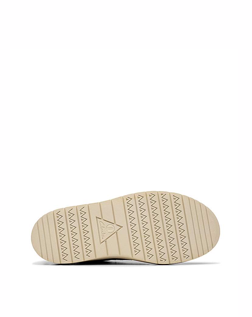 Clarks Polden Moc Shoe - Navy Suede